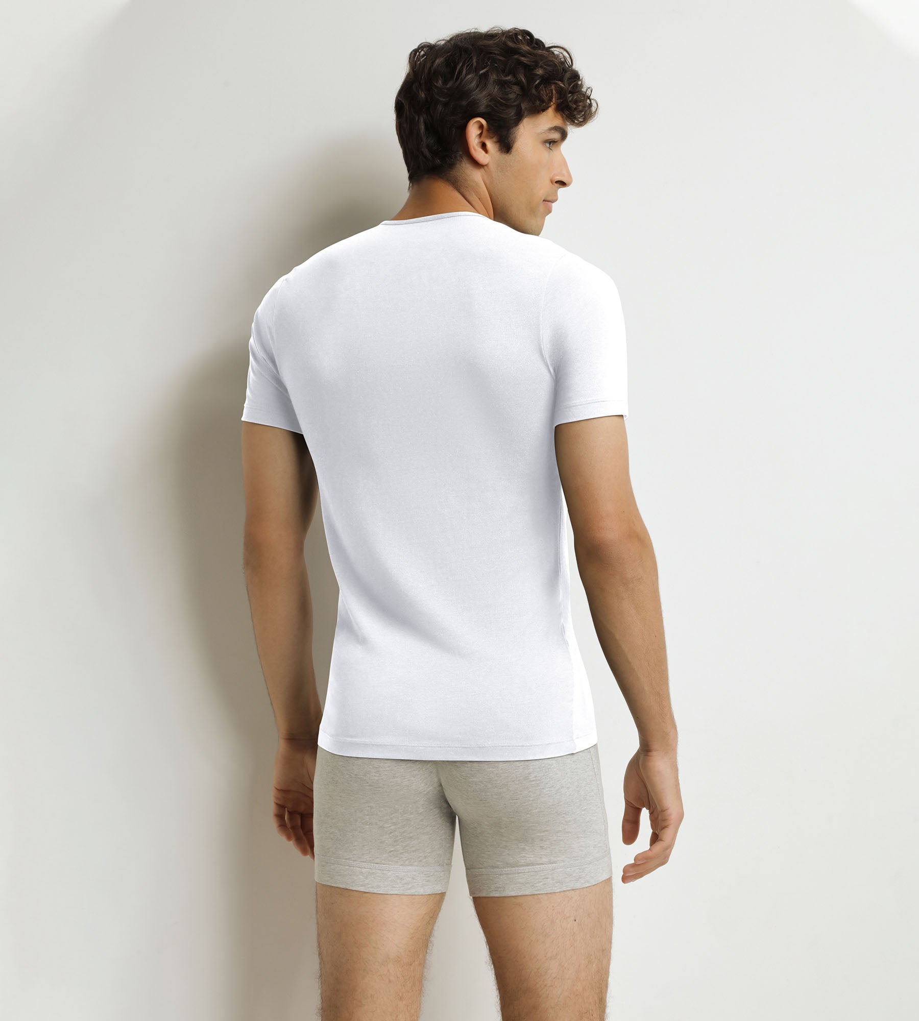 DIM Men's short-sleeved T-shirt White Dim Thermal