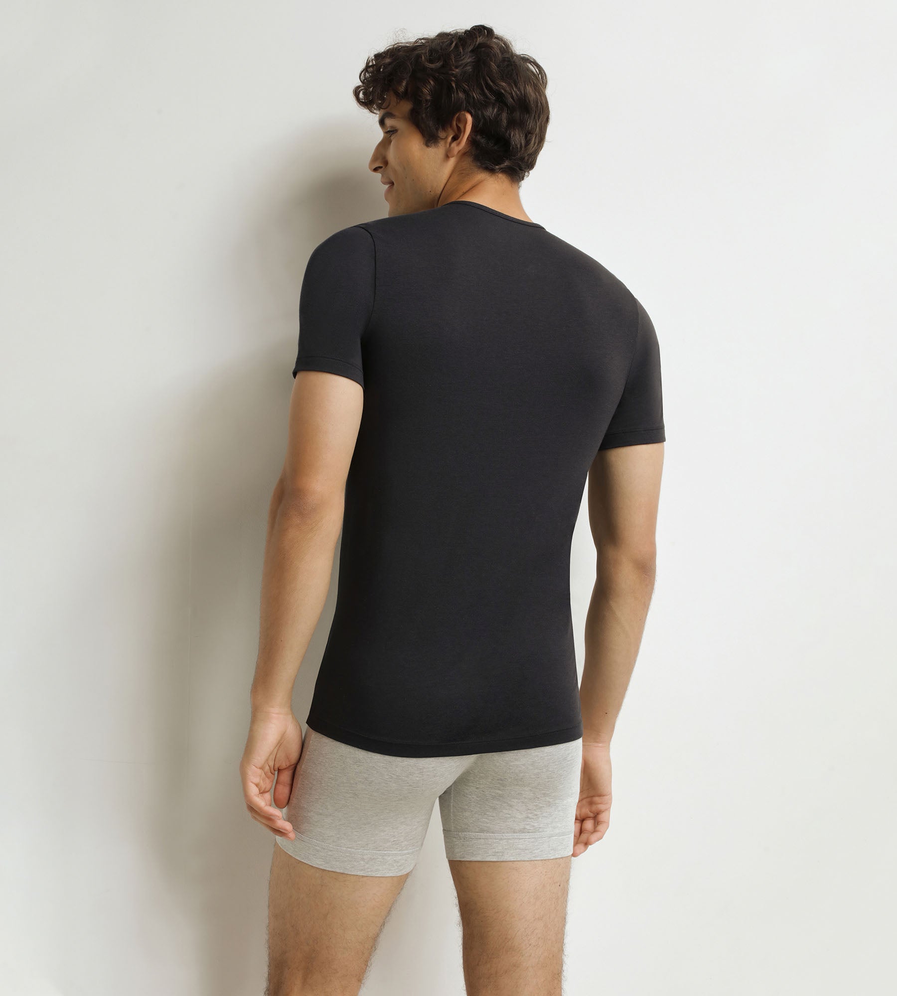 DIM Men's short-sleeved T-shirt Black Dim Thermal