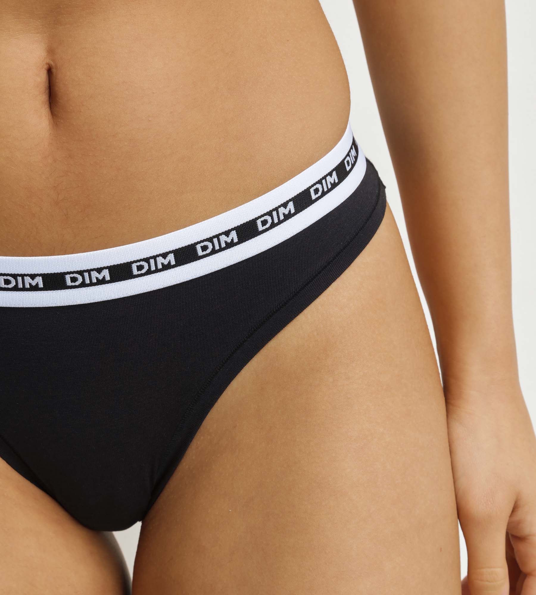 DIM Women's low-cut briefs Black Dim Icons
