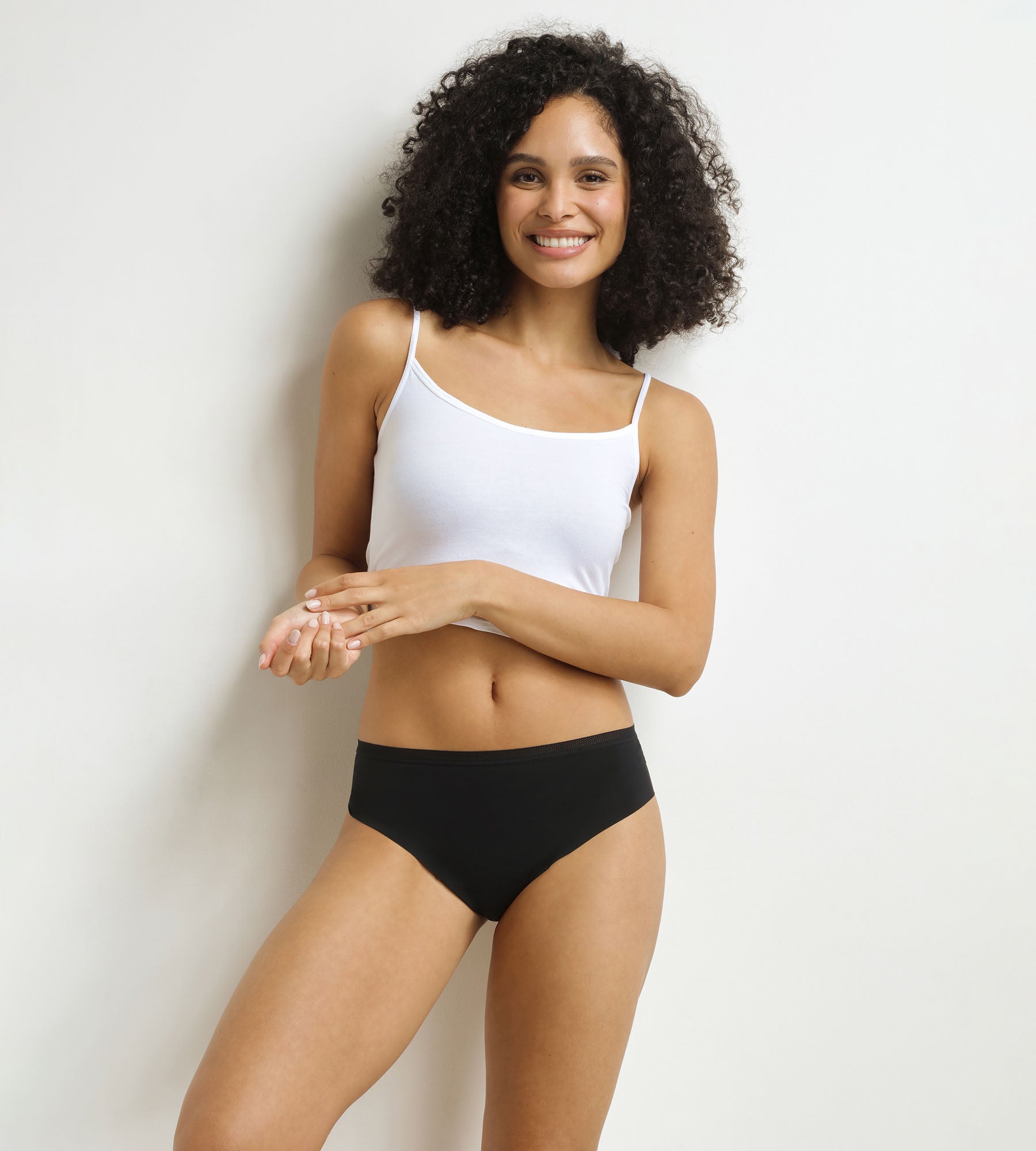 DIM Invisible period panties Black Dim Protect