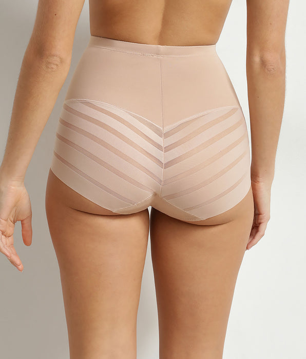 DIM Dim Silhouette Élégance Women's Nude High-Waisted Flat Tummy Briefs