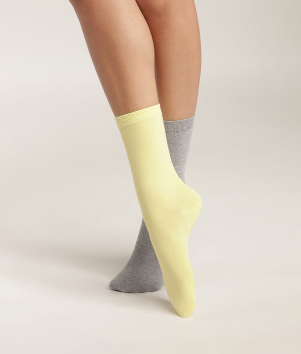 DIM Pack of 2 pairs of women's Banana cotton knee socks Dim
