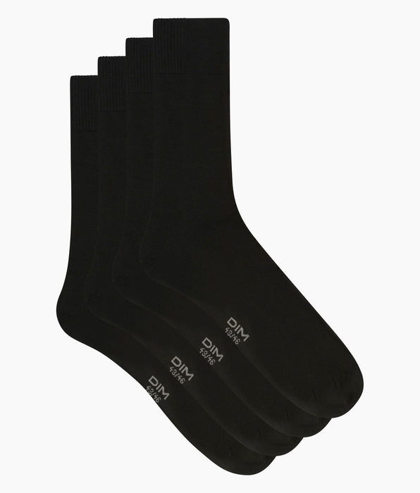 DIM Pack of 2 pairs of men's socks Black Dim Bamboo