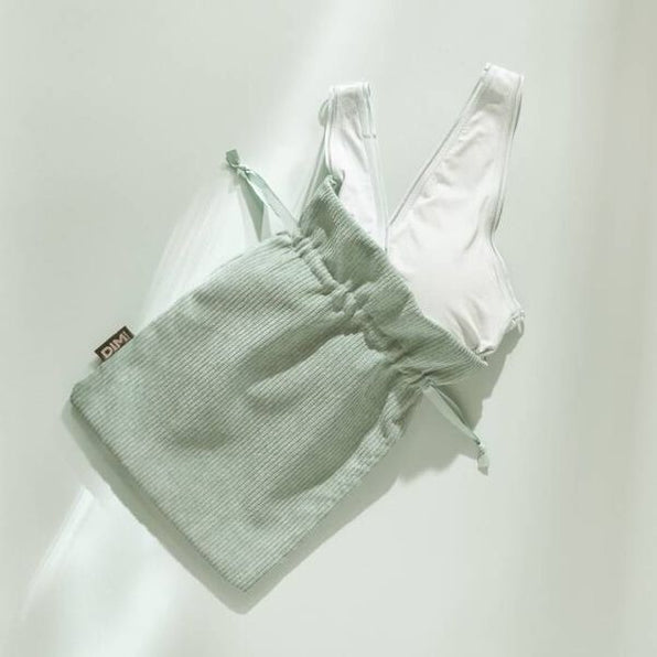 DIM Green pouch