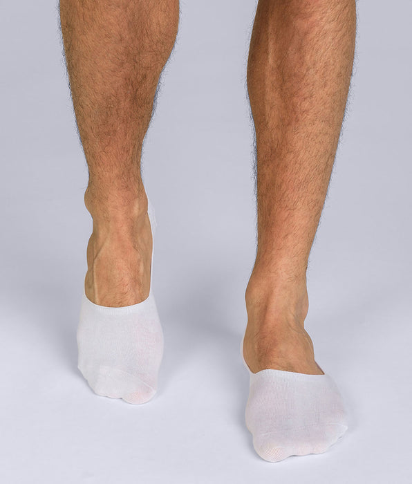 DIM Pack of 2 pairs of white Basic Coton footsies for men