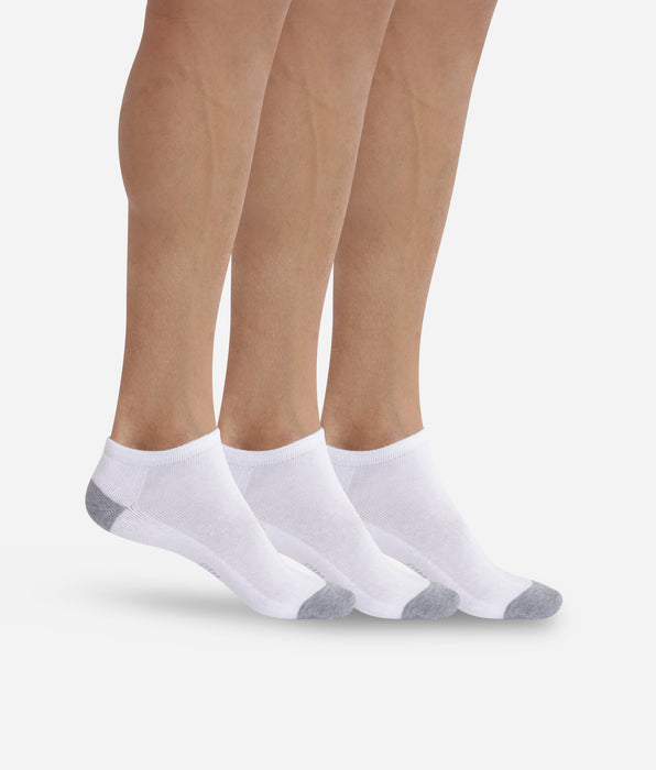 DIM Pack of 3 pairs of invisible trainer socks for men
