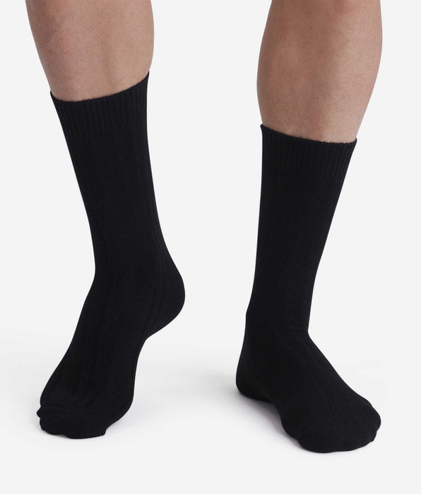 DIM Pack of 2 pairs of men's socks Black Bamboo