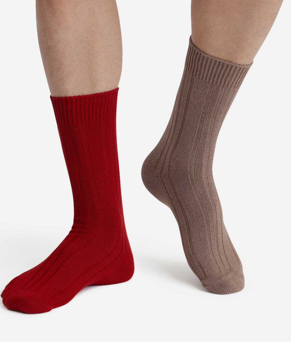 DIM Pack of 2 pairs of Bamboo Red men's socks