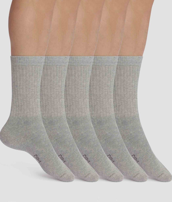 DIM Pack of 5 pairs of EcoDim Sport grey mottled men's socks