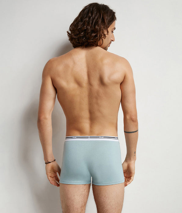 DIM Pack of 3 Classic colours Blue grey men's stretch cotton boxers