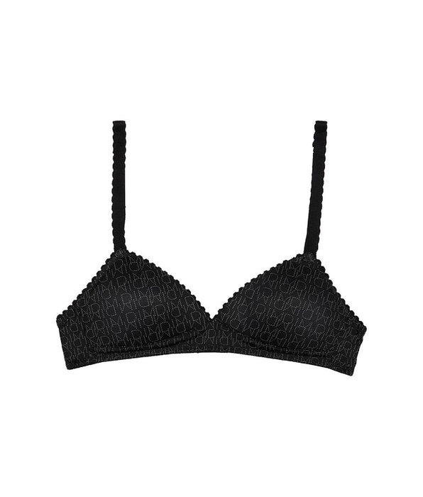 DIM Black triangle bra for girls - DIM TOUCH