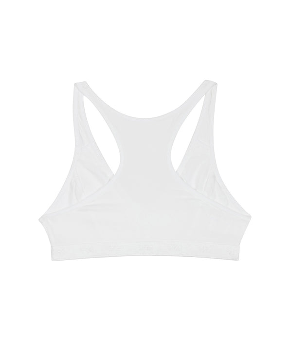 DIM White sports bra DIM Pocket Micro Girl