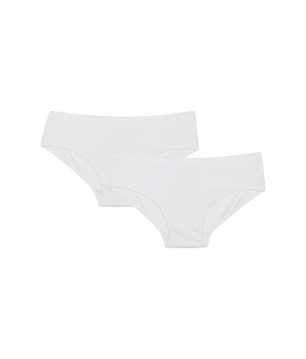 DIM 2 pack white shorties for girl- Pocket Micro