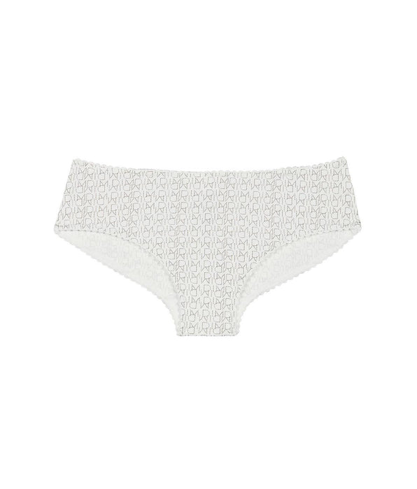 DIM White shorty with printed logo for Girl - Dim Touch