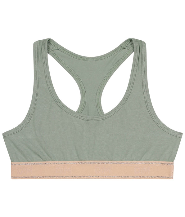 DIM Girl's green and pink bra Dim Sport
