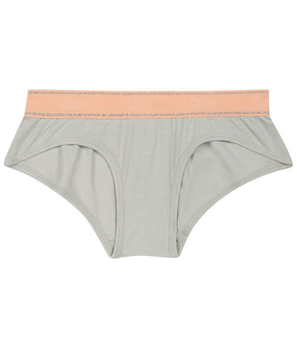 DIM Girl's Shorty Grey and Pink Dim Sport
