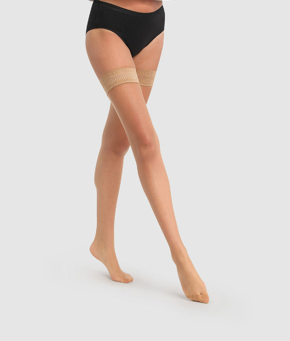DIM Amber DIM Up Voile 15 sheer no-dig hold ups
