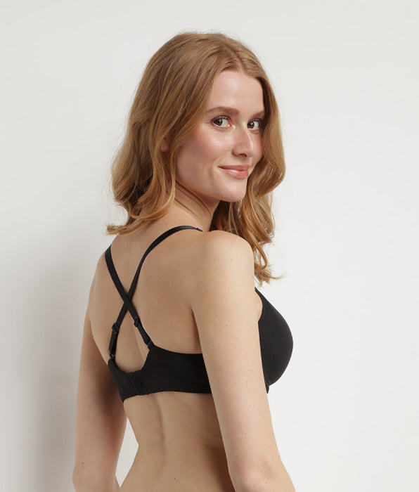 DIM Black invisible padded bra Dim Generous Limited Edition