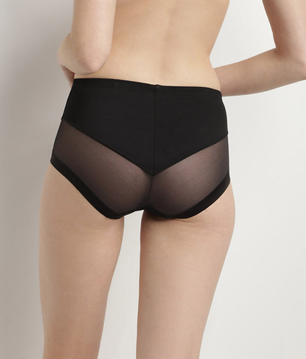 DIM Black invisible high-waisted brief Dim Generous Limited Edition