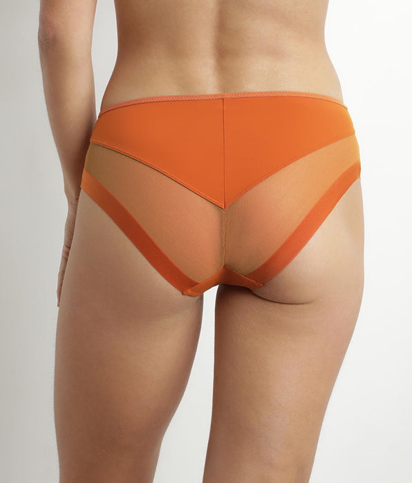DIM Women's briefs in microfiber and tulle Mandarine Dim Generous