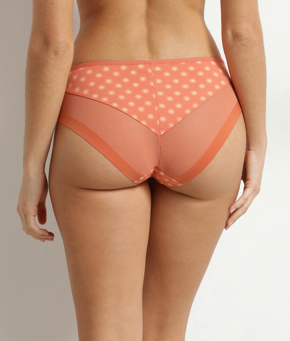 DIM Dim Generous women's microfibre and tulle briefs with sun motif