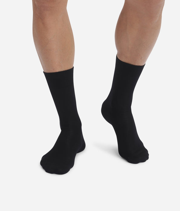DIM Men's socks in black viscose Dim Bambou
