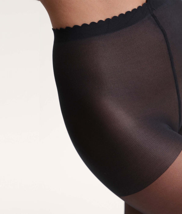 DIM 17D Body Touch black nude effect sheer tights