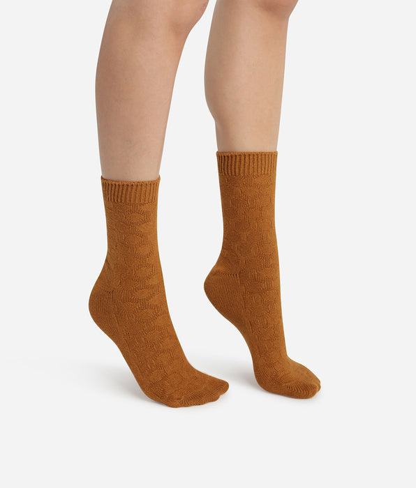 DIM Women's bamboo socks hazelnut