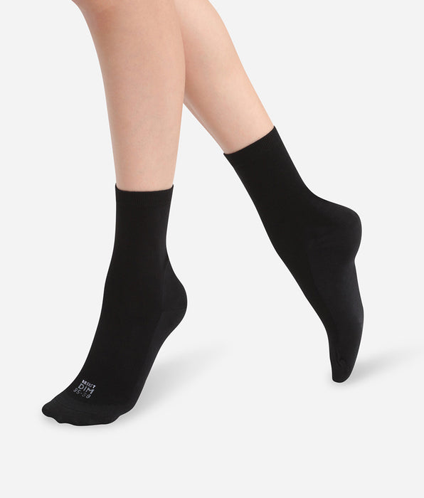 DIM Pack of 2 pairs of women's socks reinforced fabric Black Ultra Resist