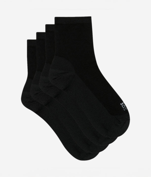 DIM Pack of 2 pairs of women's socks reinforced fabric Black Ultra Resist