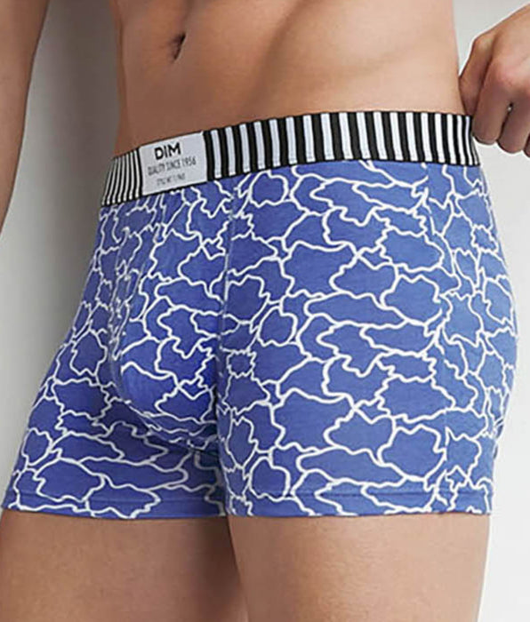 DIM Pack of 3 men's Dim Vibes blue black cloud pattern boxers