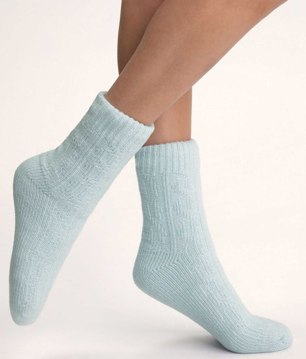 DIM Women's warm sock Sky Blue Cocoon Fleece