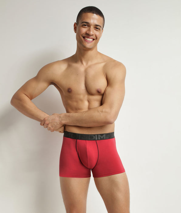 DIM Men's boxer shorts in modal cotton with contrast waistband Rubis Dim Classic