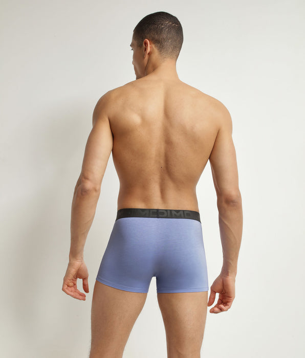 DIM Men's modal cotton boxer shorts with contrasting blue waistband Dim Classic