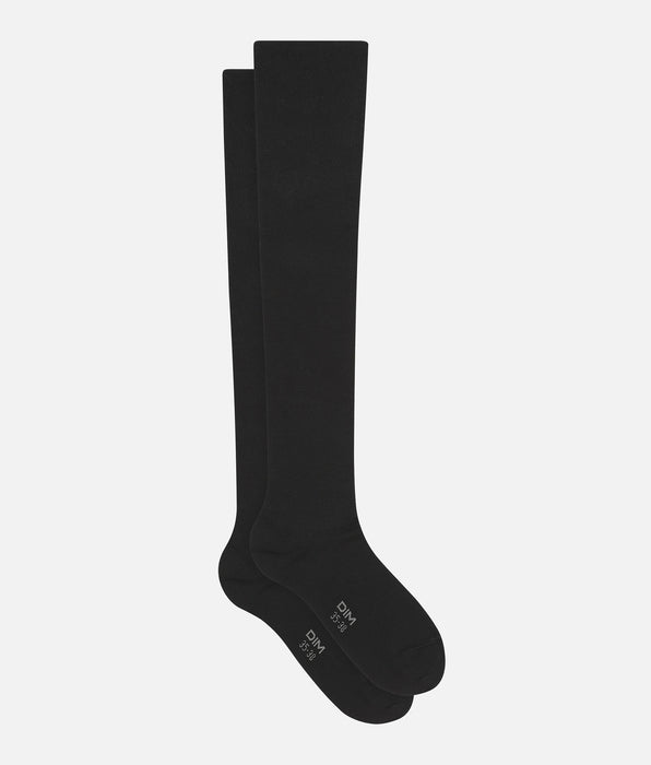 DIM Women's high socks Black Dim Fashion
