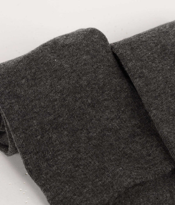 DIM Women's cotton maxi socks Anthracite Chiné Dim