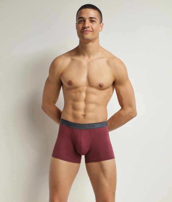DIM Ruby stretch cotton boxer shorts with polka dots Dim Fancy