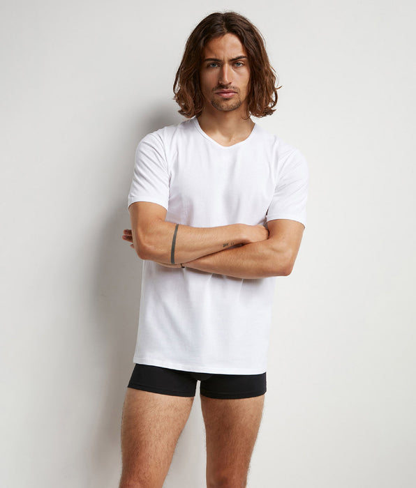 DIM Dim Sport Pack of 2 white men's white round neck T-shirts with active temperature regulation