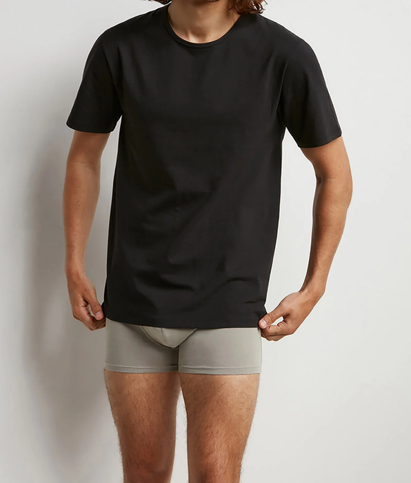 DIM Dim Sport Set of 2 black men's round neck T-shirts with active temperature regulation