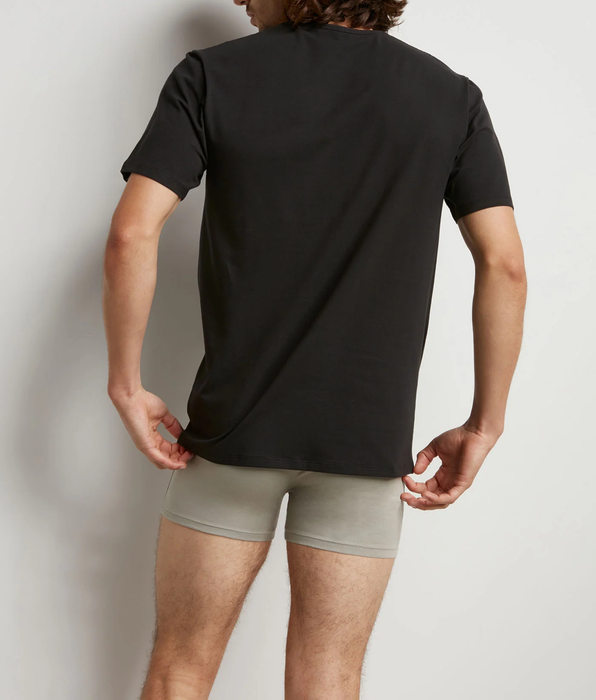 DIM Dim Sport Set of 2 black men's round neck T-shirts with active temperature regulation