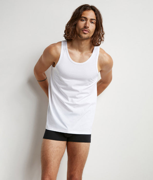 DIM Dim Sport Set of 2 White men's cotton vests with active temperature regulation