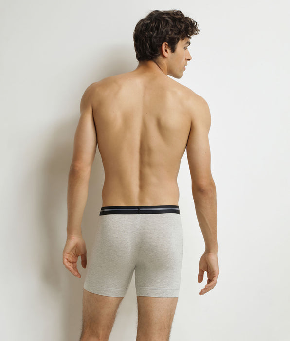 DIM Men's Long Boxer Dim Icons Heather Grey
