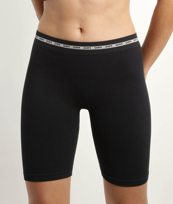 DIM Women's ribbed microfibre Cycling jacket in Black Dim Icons Seamless