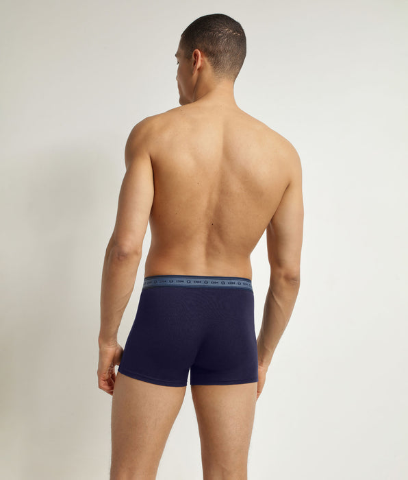 DIM Pack of 2 men's boxers Red Blue in organic cotton  Dim Good