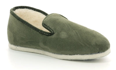 DIM Ultra-soft khaki slippers