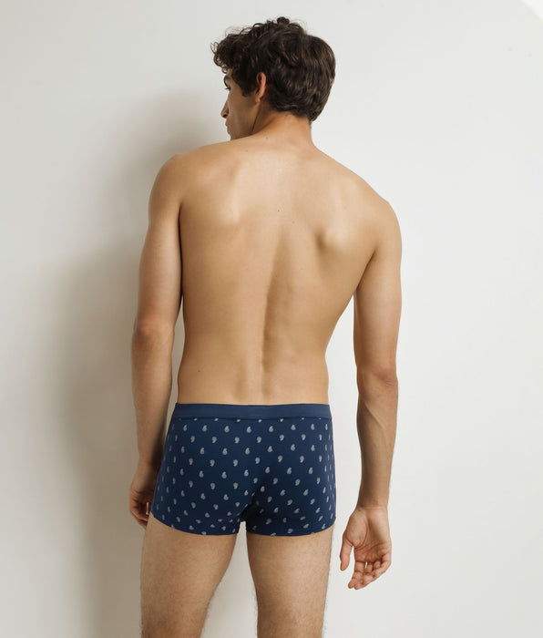 DIM Men's boxer shorts Black with Classic Cotton drops