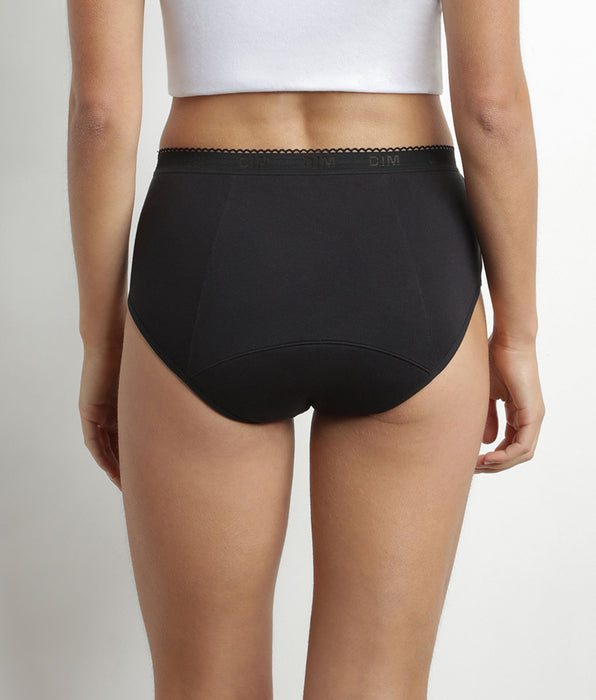 DIM Washable period shorty organic cotton Black Very heavy flow Dim Protect