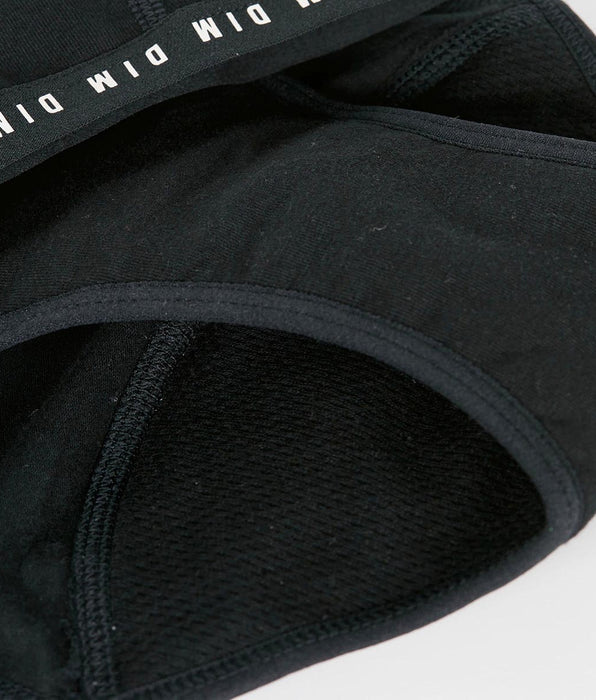 DIM Girls' organic cotton period briefs Black Heavy flow Dim My Protect