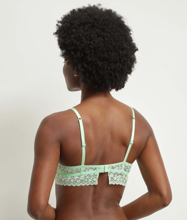 DIM Green Water floral lace triangle bra Daisy Lace