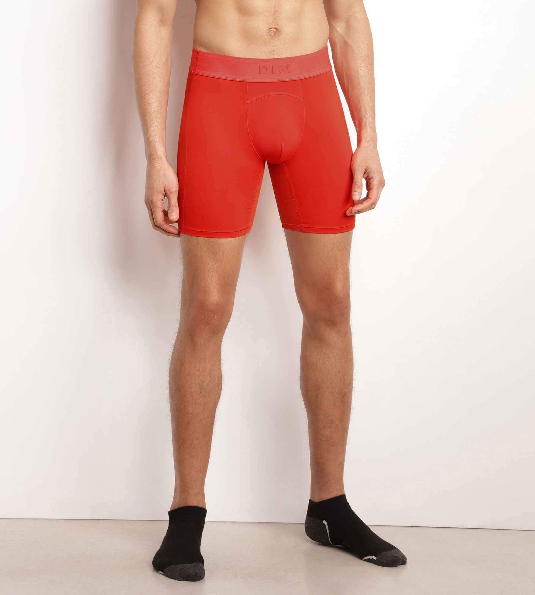 Men's long boxer shorts Orange Dim Move
